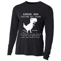 Trex Error 404 Costume Not Found Halloween Coding Programmer Cooling Performance Long Sleeve Crew