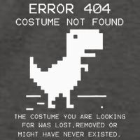 Trex Error 404 Costume Not Found Halloween Coding Programmer Vector Backpack
