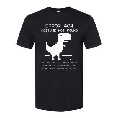 Trex Error 404 Costume Not Found Halloween Coding Programmer Softstyle CVC T-Shirt