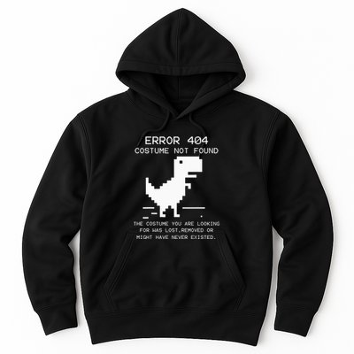Trex Error 404 Costume Not Found Halloween Coding Programmer Hoodie