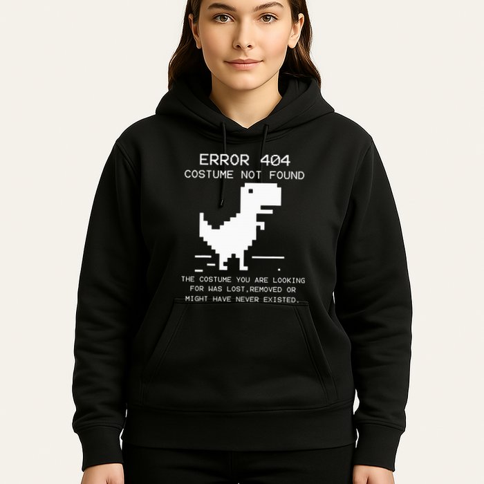 Trex Error 404 Costume Not Found Halloween Coding Programmer Hoodie