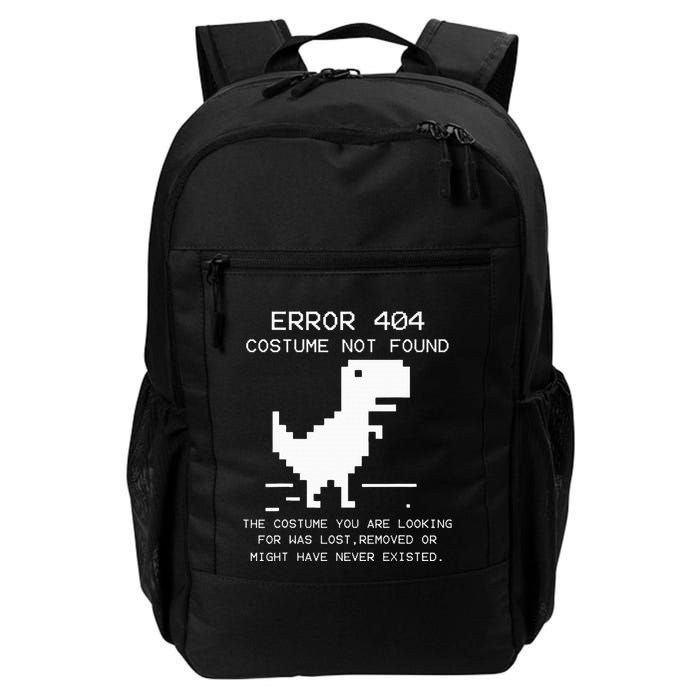 Trex Error 404 Costume Not Found Halloween Coding Programmer Daily Commute Backpack