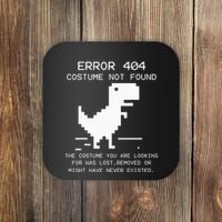 Trex Error 404 Costume Not Found Halloween Coding Programmer Coaster