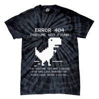 Trex Error 404 Costume Not Found Halloween Coding Programmer Tie-Dye T-Shirt