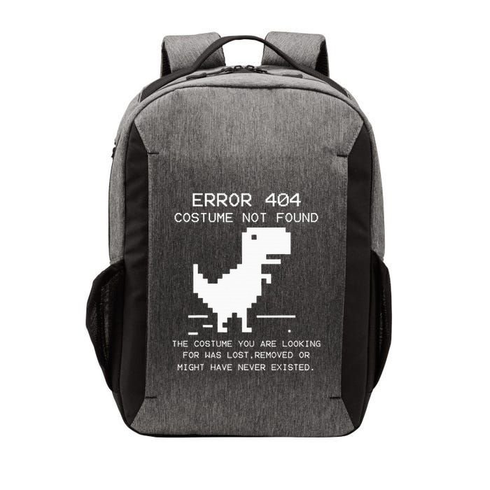 Trex Error 404 Costume Not Found Halloween Coding Programmer Vector Backpack