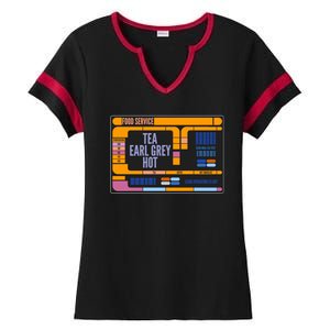 Tea Earl Grey Hot Captain Picard TNG Ladies Halftime Notch Neck Tee