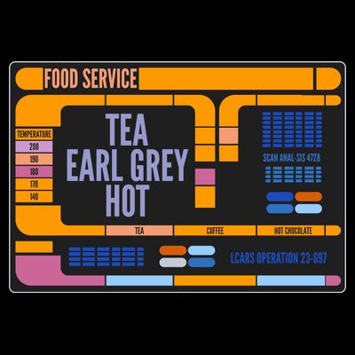Tea Earl Grey Hot Captain Picard TNG T-Shirt