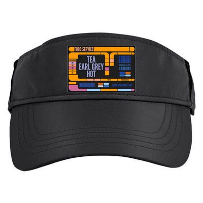 Tea Earl Grey Hot Captain Picard TNG Adult Drive Performance Visor