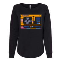 Tea Earl Grey Hot Captain Picard TNG Womens California Wash Sweatshirt