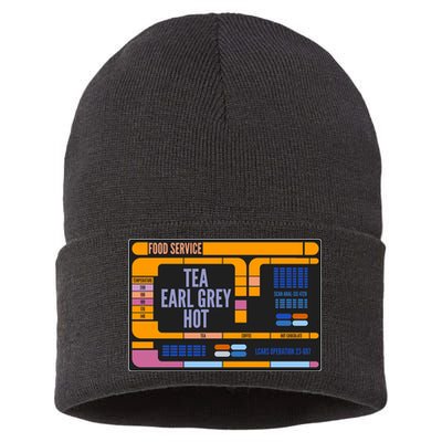 Tea Earl Grey Hot Captain Picard TNG Sustainable Knit Beanie