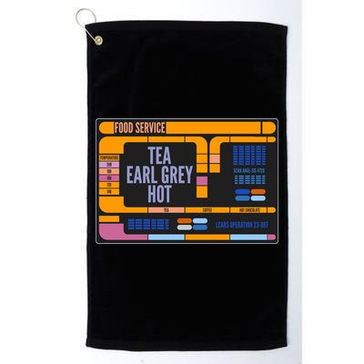 Tea Earl Grey Hot Captain Picard TNG Golf Towel