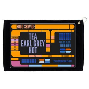 Tea Earl Grey Hot Captain Picard TNG Grommeted Golf Towel