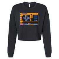 Tea Earl Grey Hot Captain Picard TNG Cropped Pullover Crew