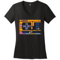 Tea Earl Grey Hot Captain Picard TNG Women's V-Neck T-Shirt