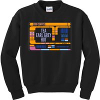 Tea Earl Grey Hot Captain Picard TNG Kids Sweatshirt