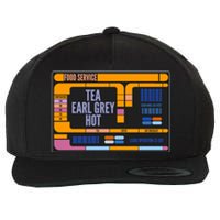 Tea Earl Grey Hot Captain Picard TNG Wool Snapback Cap