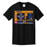 Tea Earl Grey Hot Captain Picard TNG Kids T-Shirt