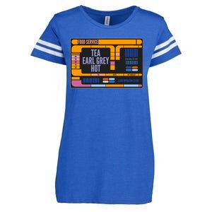 Tea Earl Grey Hot Captain Picard TNG Enza Ladies Jersey Football T-Shirt