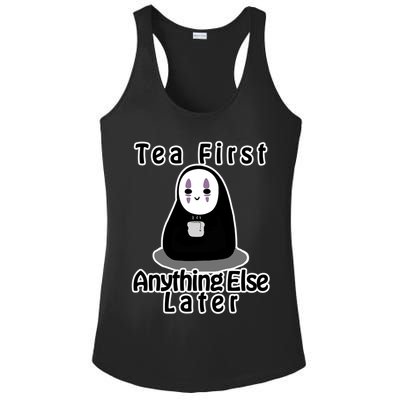 Tea First Anything Else Ladies PosiCharge Competitor Racerback Tank