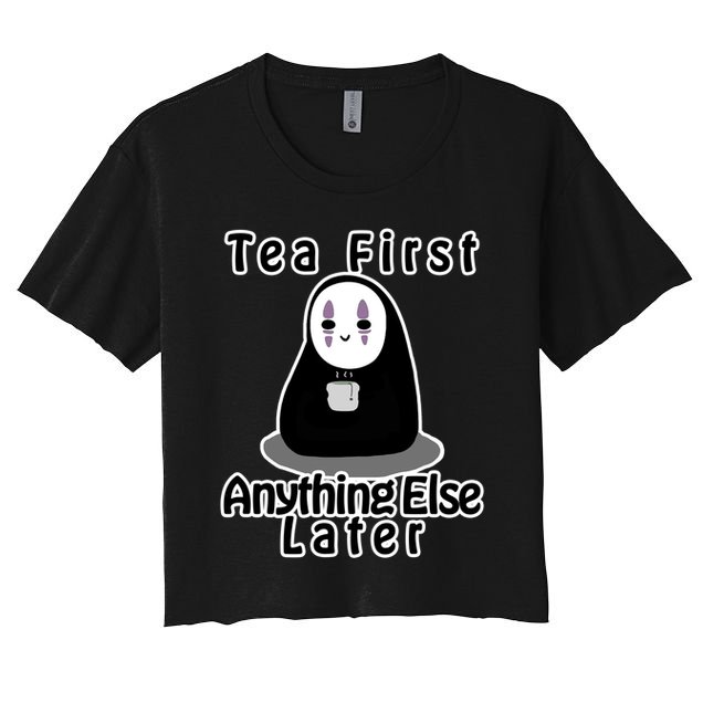Tea First Anything Else Crop Top