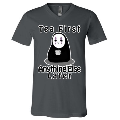 Tea First Anything Else V-Neck T-Shirt