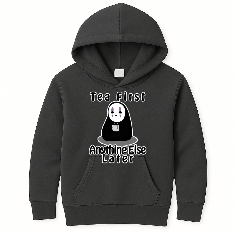 Tea First Anything Else Kids Hoodie