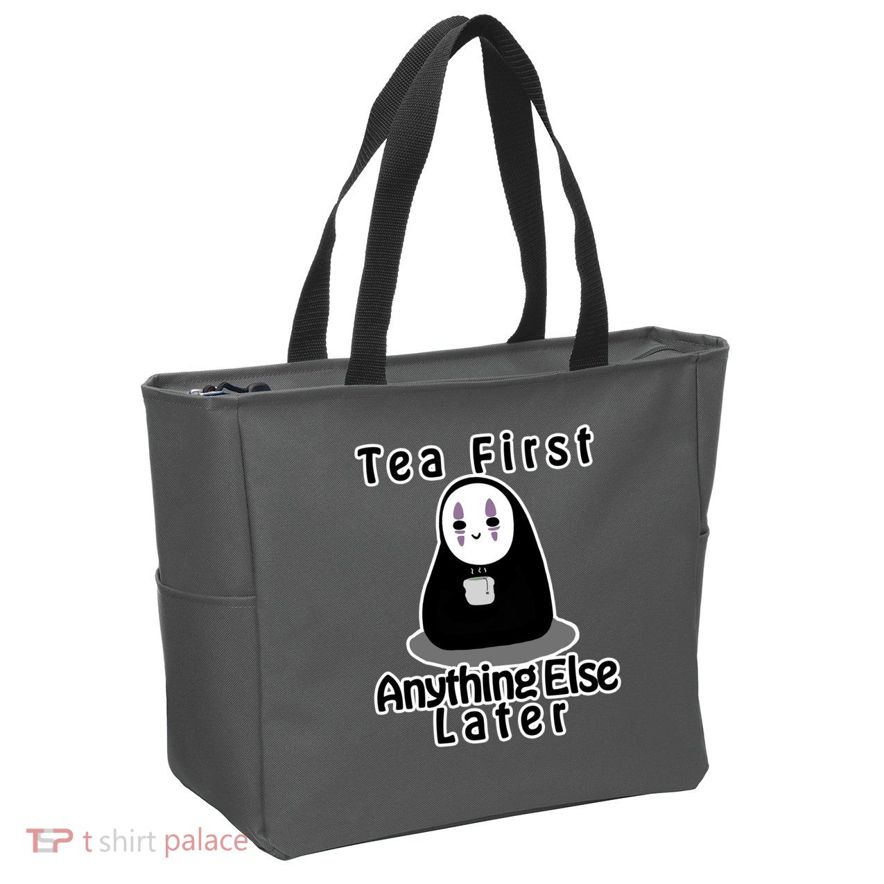 Tea First Anything Else Zip Tote Bag