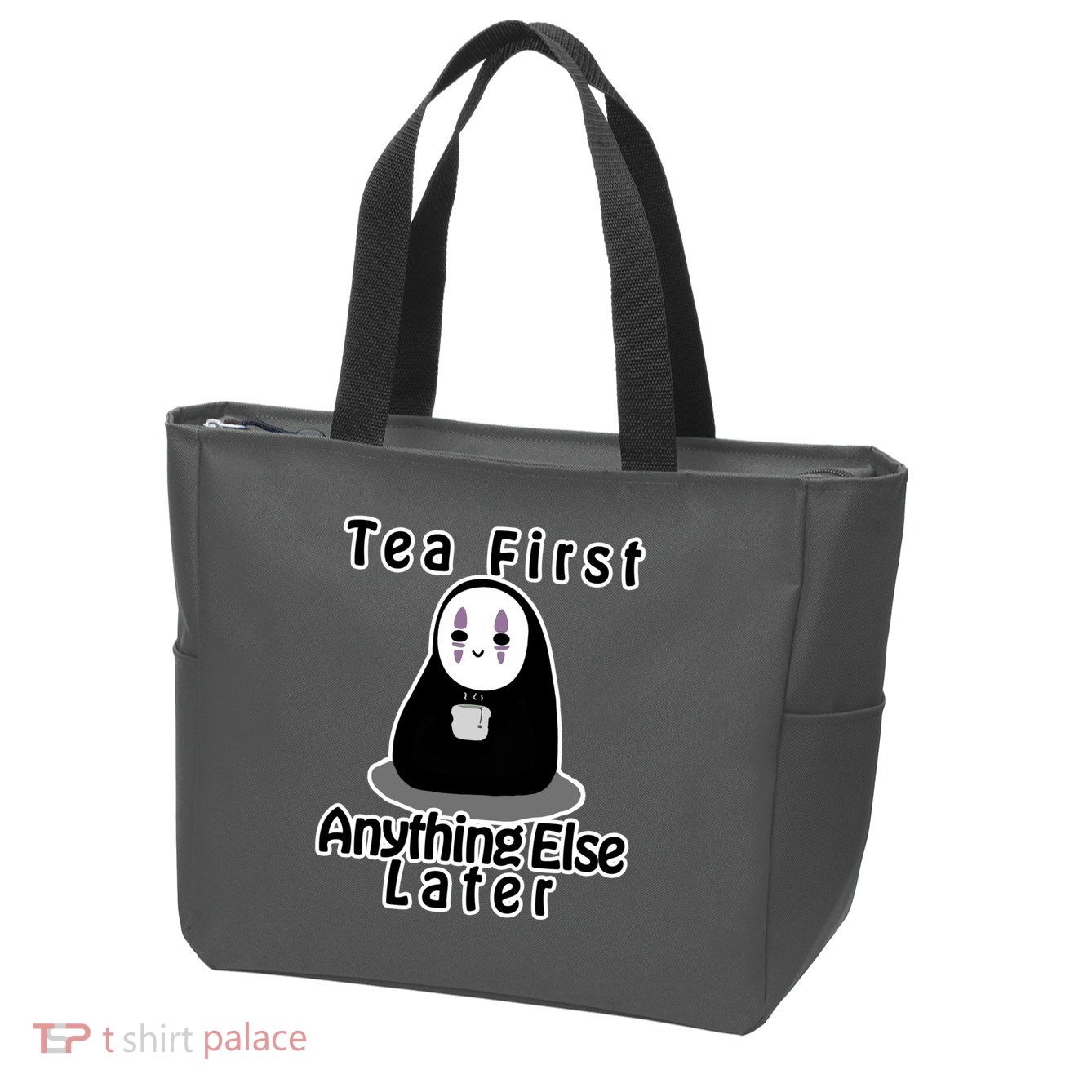 Tea First Anything Else Zip Tote Bag