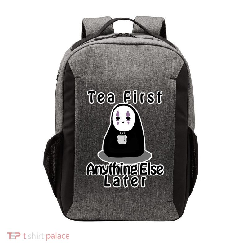 Tea First Anything Else Vector Backpack