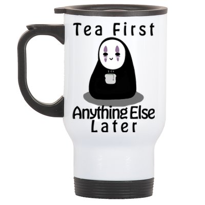 Tea First Anything Else Stainless Steel Travel Mug