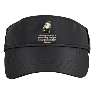 Tea With Strangers Uncle Iron Quote Adult Drive Performance Visor