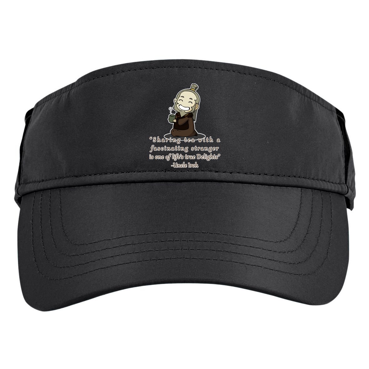 Tea With Strangers Uncle Iron Quote Adult Drive Performance Visor