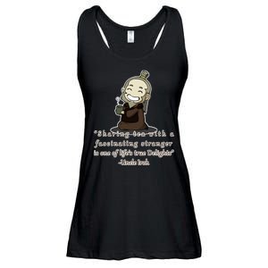 Tea With Strangers Uncle Iron Quote Ladies Essential Flowy Tank