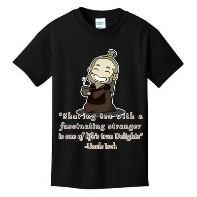 Tea With Strangers Uncle Iron Quote Kids T-Shirt