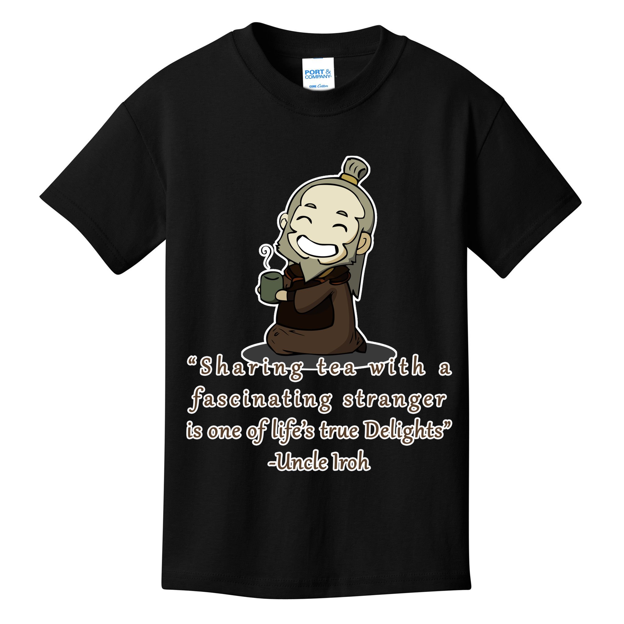 Tea With Strangers Uncle Iron Quote Kids T-Shirt
