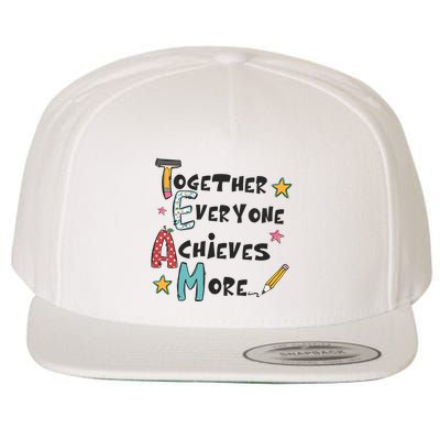 Together Everyone Achieves More Wool Snapback Cap