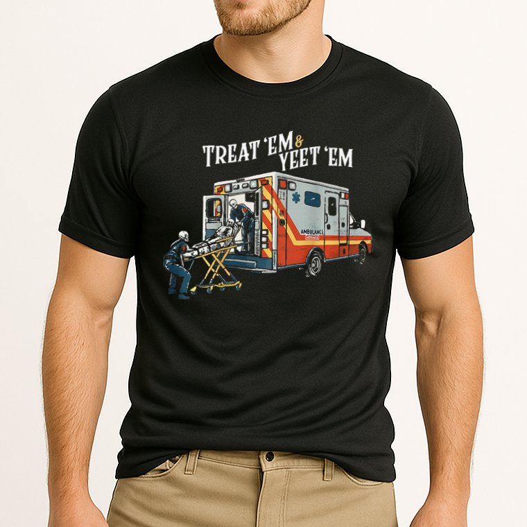 Treat Em And Yeet Em Gift Cooling Performance Crew T-Shirt