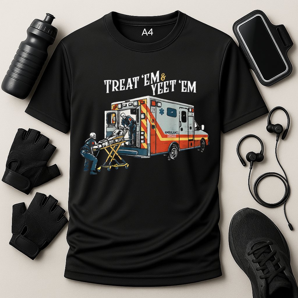 Treat Em And Yeet Em Gift Cooling Performance Crew T-Shirt