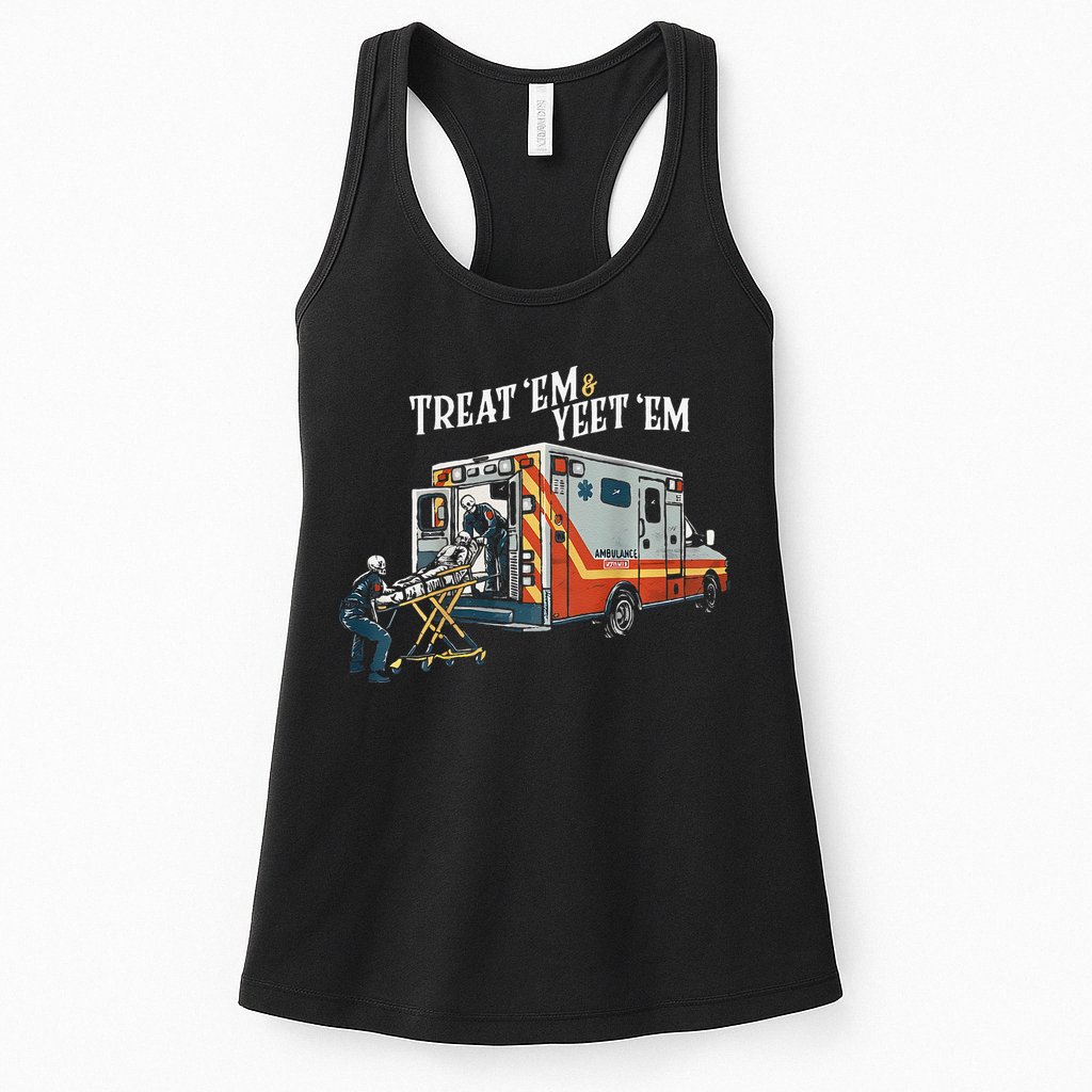 Treat Em And Yeet Em Gift Womens Tank Top