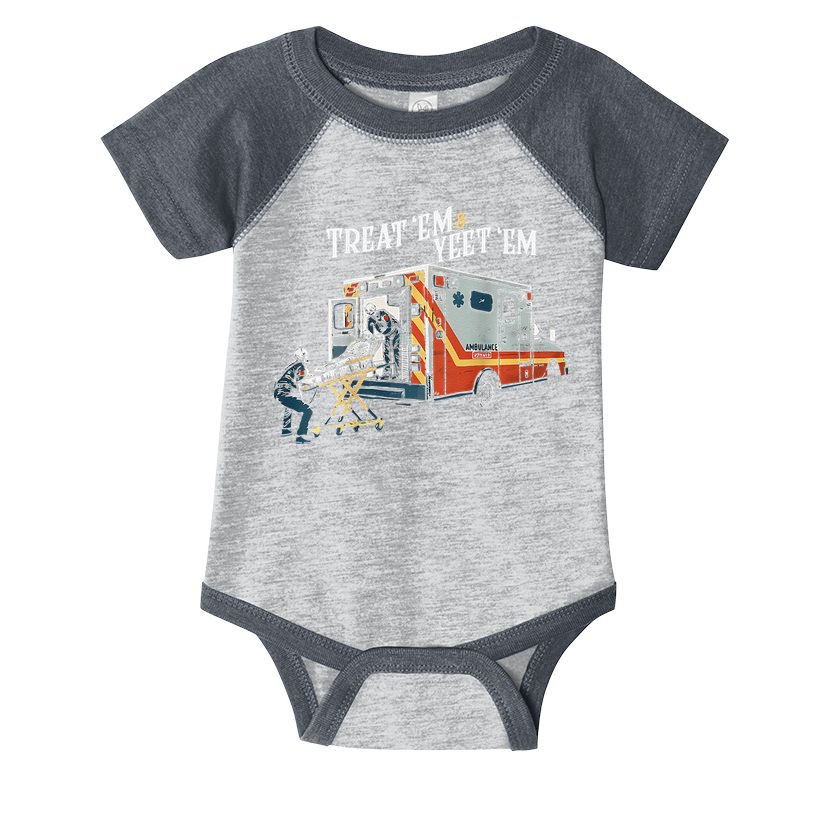 Treat Em And Yeet Em Gift Infant Baby Jersey Bodysuit