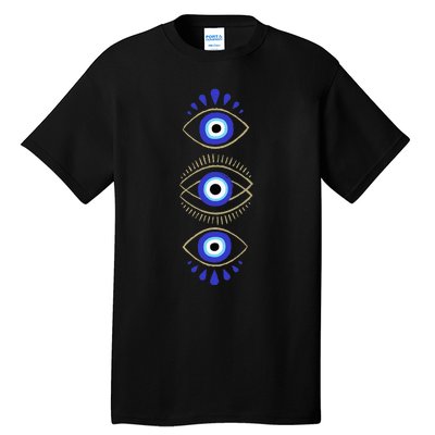 Third Eye All Seeing Spiritual Mystical Evil Eye Protection Tall T-Shirt