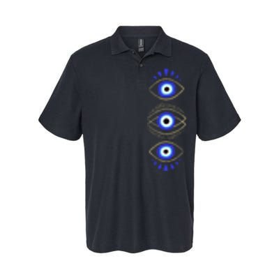 Third Eye All Seeing Spiritual Mystical Evil Eye Protection Softstyle Adult Sport Polo