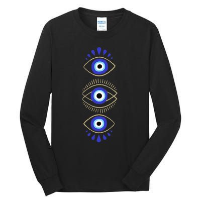 Third Eye All Seeing Spiritual Mystical Evil Eye Protection Tall Long Sleeve T-Shirt