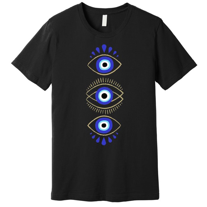 Third Eye All Seeing Spiritual Mystical Evil Eye Protection Premium T-Shirt