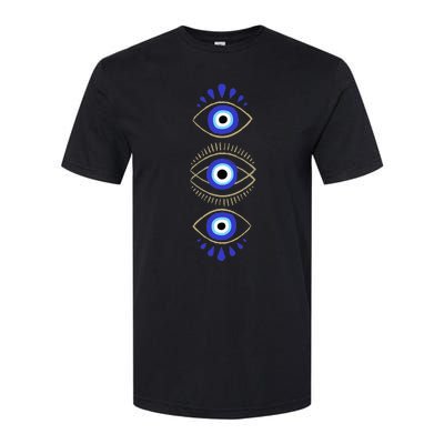 Third Eye All Seeing Spiritual Mystical Evil Eye Protection Softstyle CVC T-Shirt