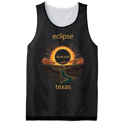 Texas Eclipse April 8 2024 04.08.2024 Mesh Reversible Basketball Jersey Tank