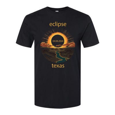 Texas Eclipse April 8 2024 04.08.2024 Softstyle CVC T-Shirt