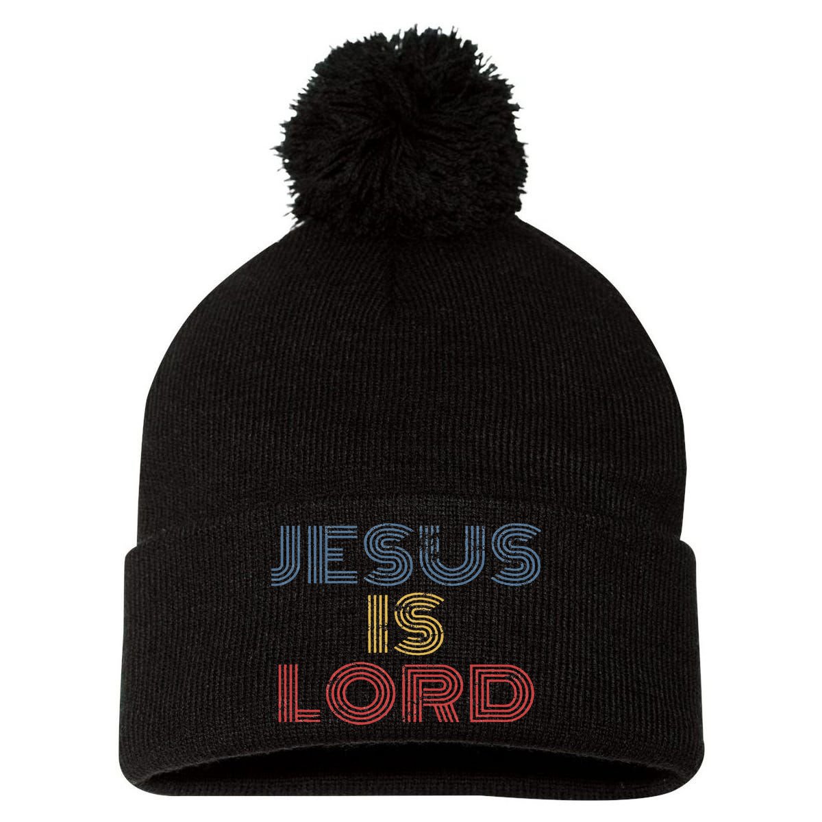 Tell Everyone About Jesus Christ S Jesus Is Lord Cool Christian Worship Pom Pom 12in Knit Beanie