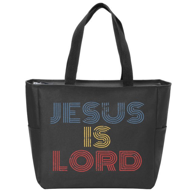 Tell Everyone About Jesus Christ S Jesus Is Lord Cool Christian Worship Zip Tote Bag