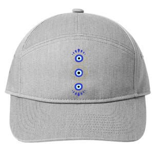 Third Eye All Seeing Spiritual Mystical Evil Eye 7-Panel Snapback Hat